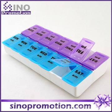 Weekly Plastic Storage Medicine Box with Custom Design